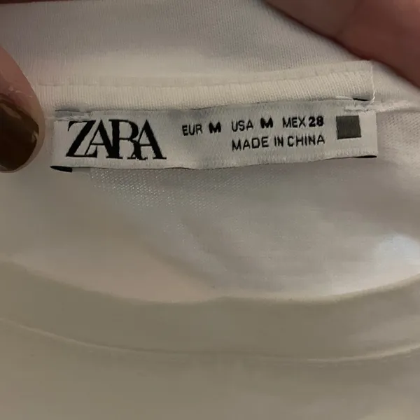 🎉4 for $20 Zara White Puff Sleeve Top, Medium - Image 4