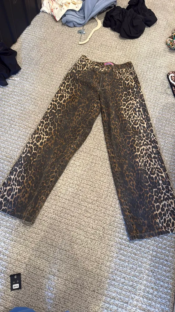 edikted lepord jeans - Image 2
