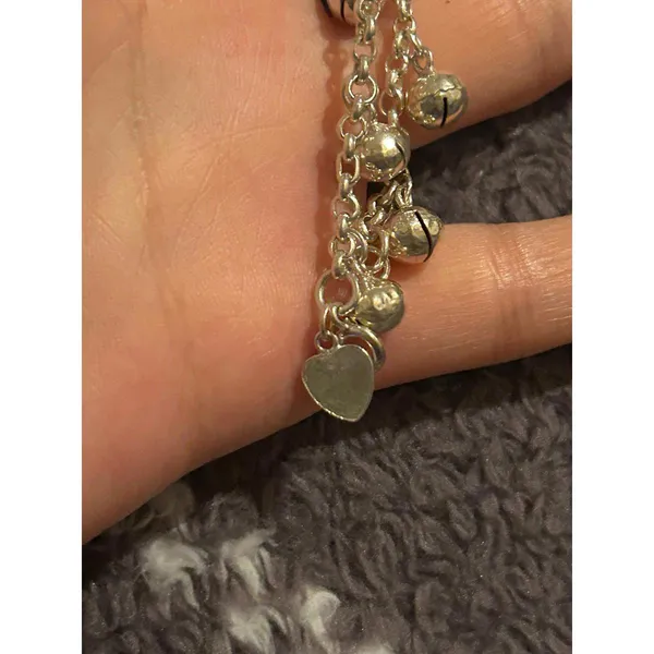 925 sterling silver braclet makes noise cute 10 inch c156 - Image 6