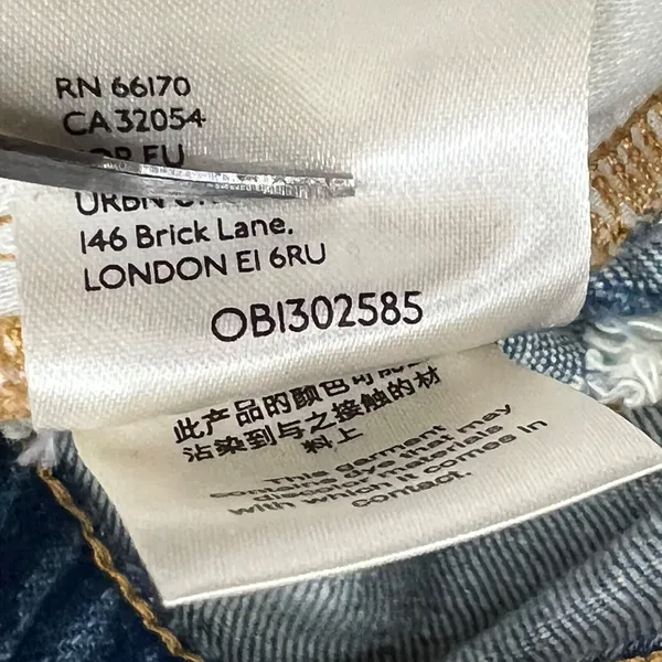 Pilcro Jeans Women 25 Blue‎ Distressed Mom High Rise Denim Stretch Festival - Image 15