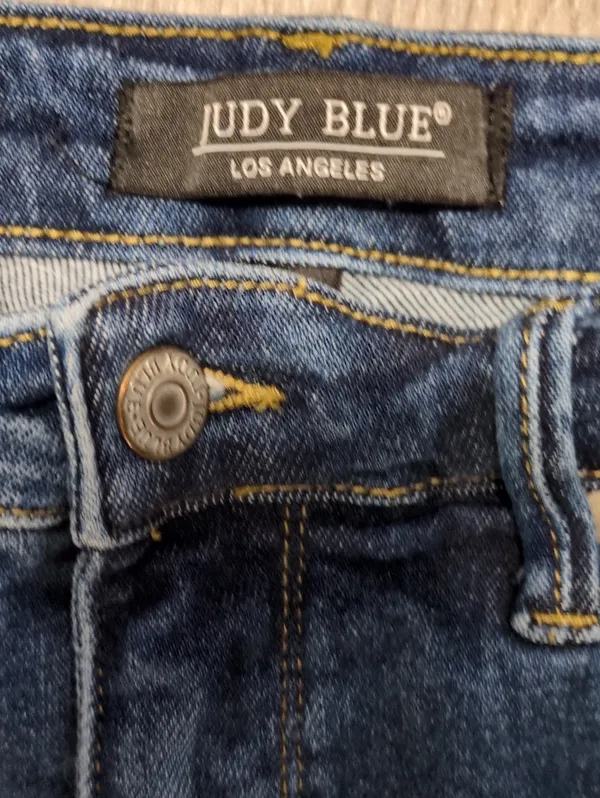 Judy Blue High Waist "Tummy Control" Classic Straight Jeans 88575 Sz. 13/31 - Image 5