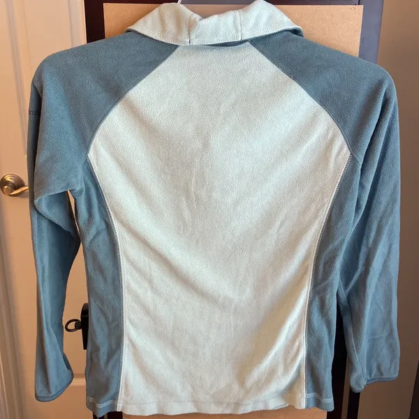 NWOT M Columbia green two toned fitted fleece pullover - Image 6