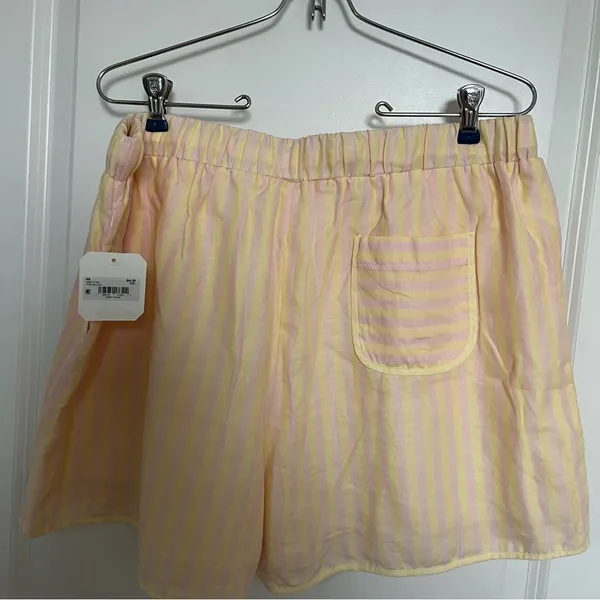NEW Altar’d State Butter Yellow and Pink Striped Lounge Set Size XXL NWT - Image 13