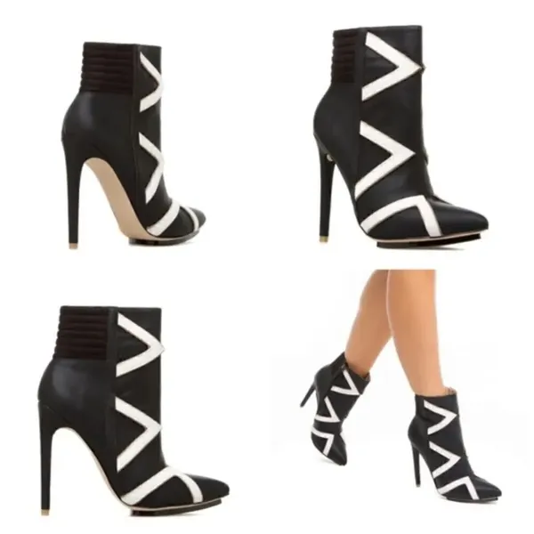 NWB Gwen Stefani Booties Boots Black Size 7 - Image 2