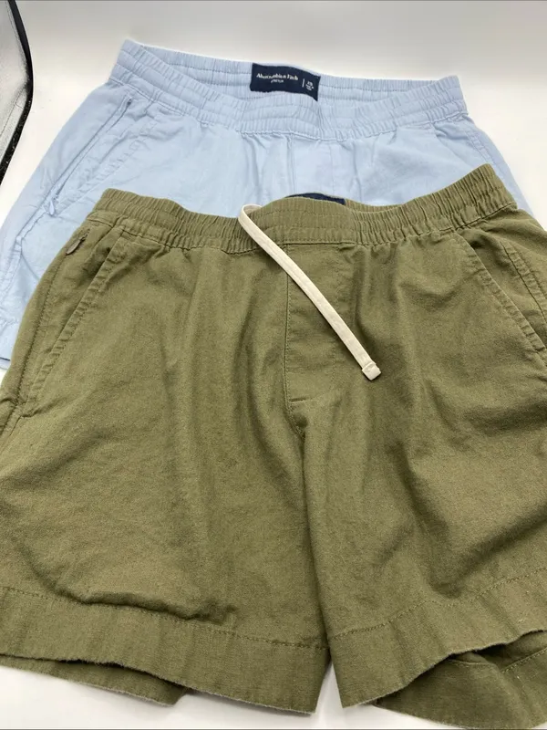 Abercrombie & Fitch Women's Chino Stretch Shorts Drawstring Pockets XS Extra SM - Image 5
