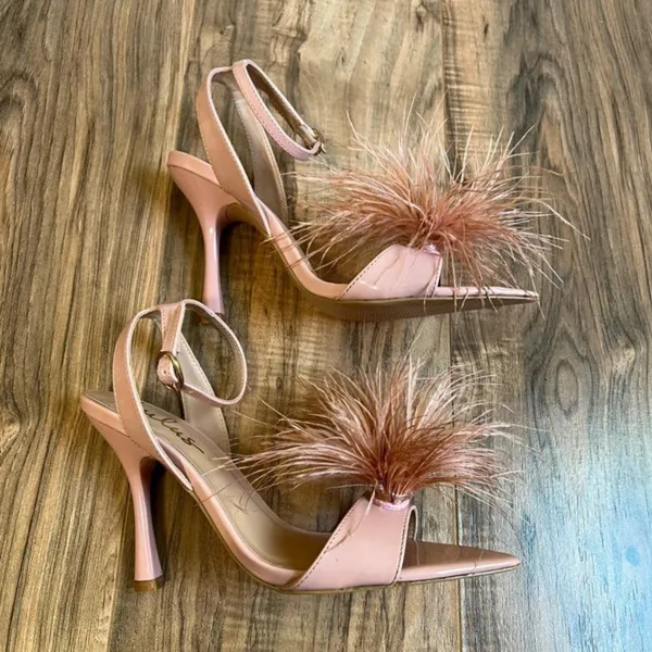 Lulu's‎ size 6 pink heels - Image 5