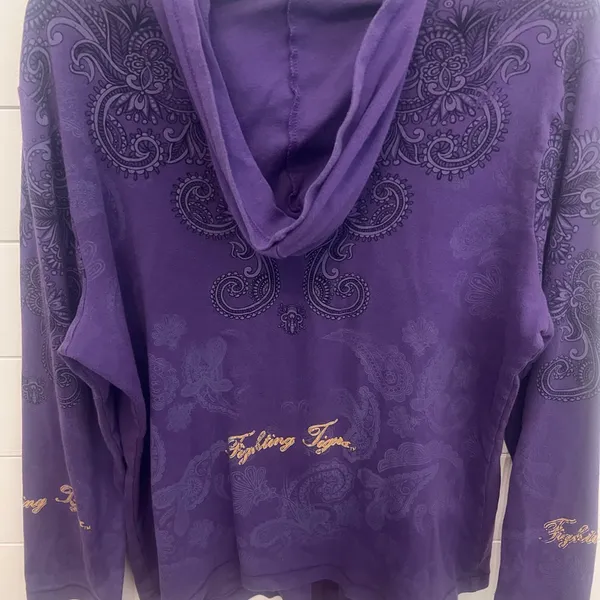 LSU women’s zip front jacket with hood‎ size XXL - Image 4