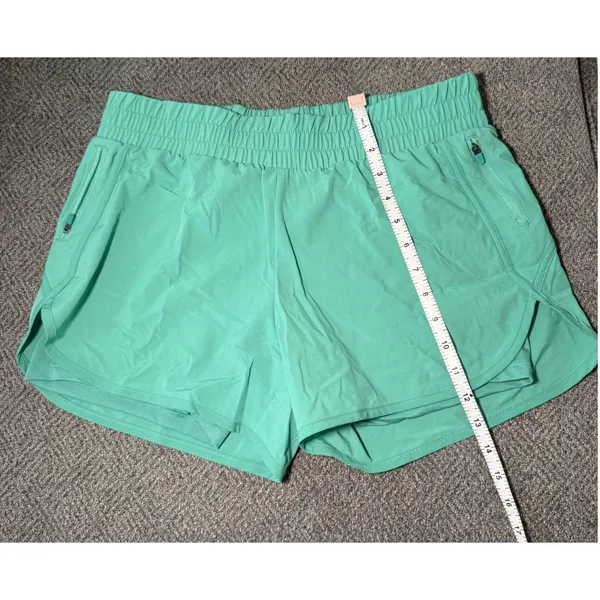 Athletic Works Green‎ Lightweight Quick Dry Gym Shorts Pockets Medium - Image 6