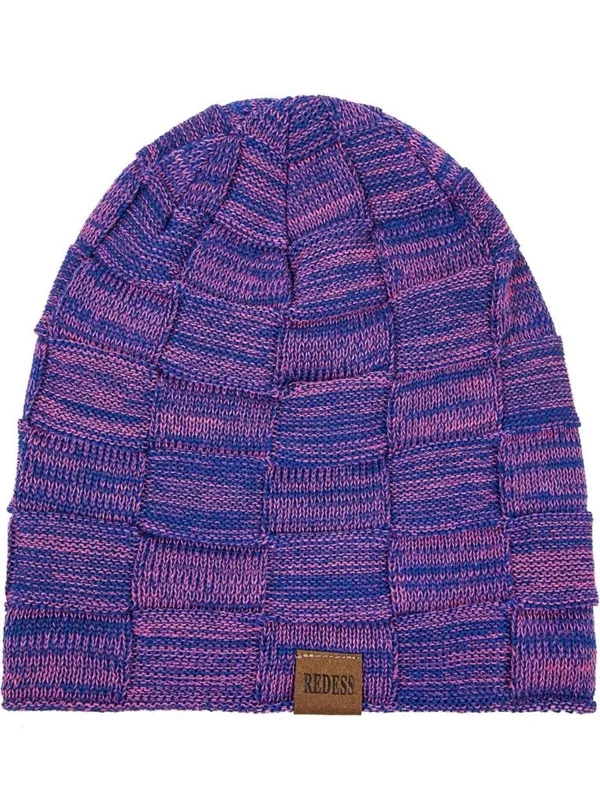 REDESS Beanie Hat Bundle Of 2 for Men and Women Winter Warm Hats Knit Slouchy - Image 9