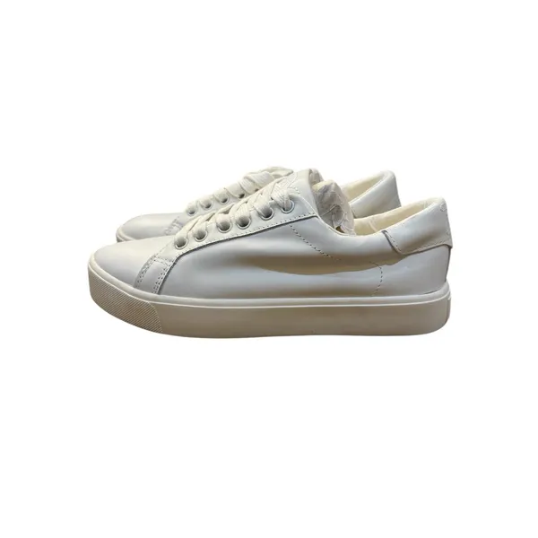 Sam Edelman Ethyl Bright White Sneakers NEW SIZE 5.5 Tennis Shoes Leather - Image 2
