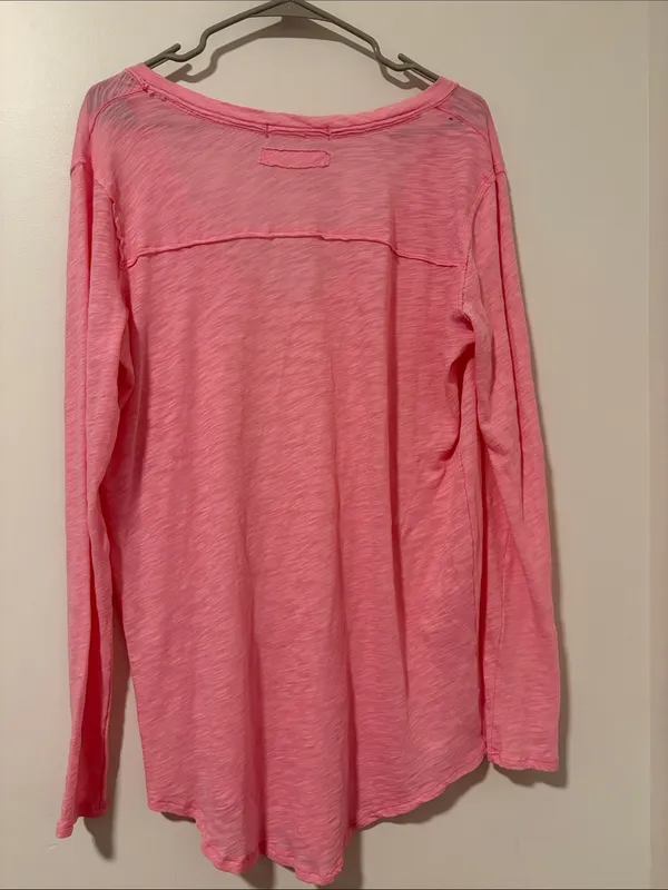 We the Free Long Sleeve Lightweight Loungewear Top Size M - Image 4