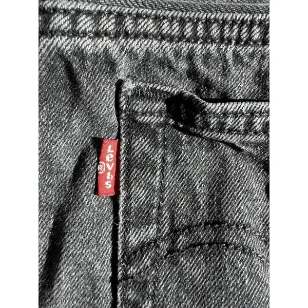 Levis 501 Black‎ Cutoff Shorts Pre OwnedJunior Size 32 - Image 3