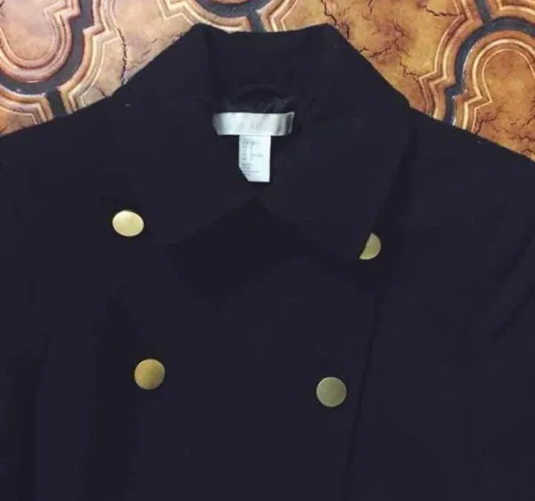 black pea coat - Image 3