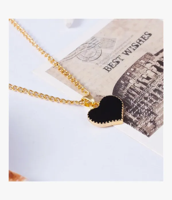 Gold Necklace for Women, 14K Gold Plated Cubic Zirconia Heart Necklace | Cute Dainty Love Pendant Necklaces for Women Dainty Gold Necklace Gifts for Her stainless steel - Image 4