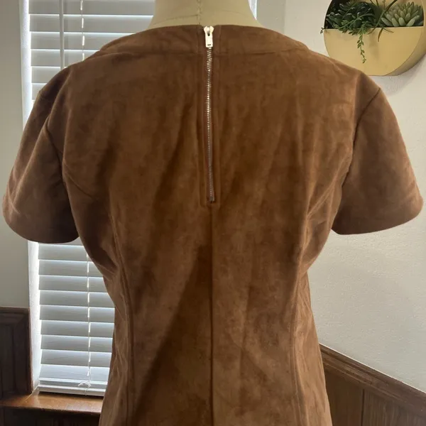 BoHo Faux Suede dress - Image 4