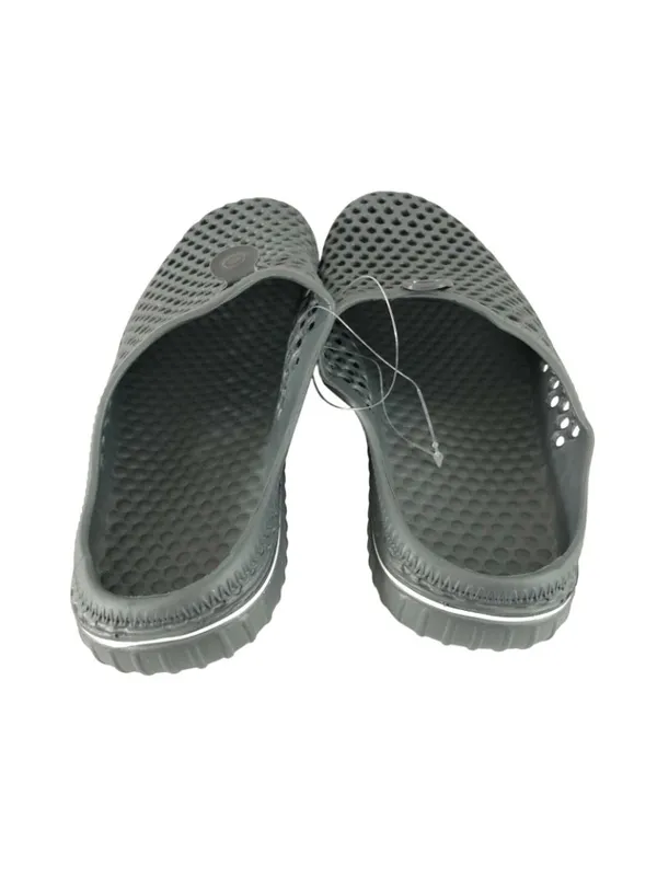 Womens Rubber Clogs Laser Cut Slip On Black Size 40 US 9 - Image 3