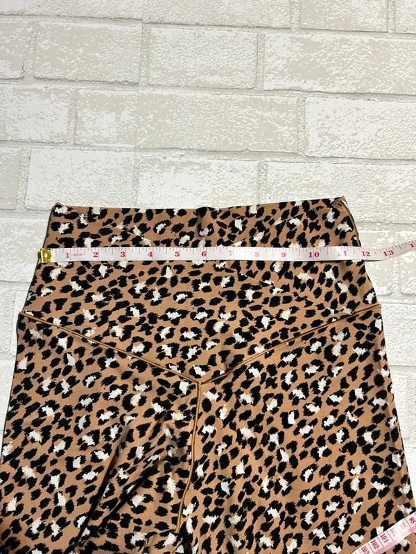 Offline aerie Leopard-Print Cross Front Leggings Size Large - Image 4