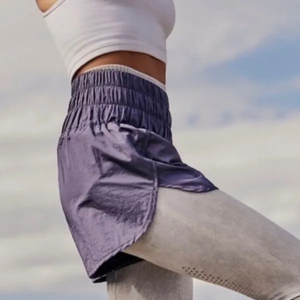 Free People The Way Home Shorts purple - Image 3