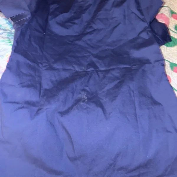Dickies Blue Scrub Top Mock Wrap large new with tags - Image 3