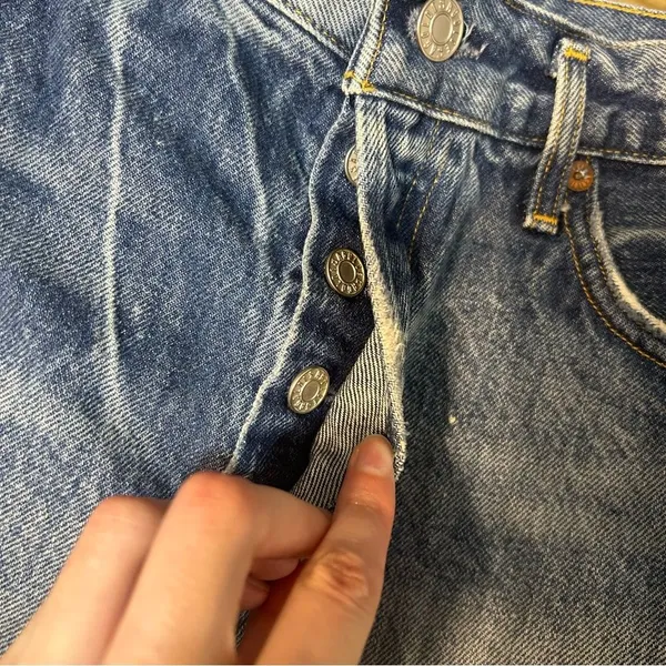 Agolde Parker Vintage Cut Off Denim Jean Shorts Size 29 Festival Casual Summer - Image 5