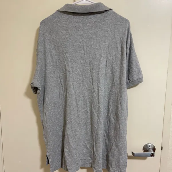 Polo Ralph Lauren Men's Polo Shirt Large Grey Short Sleeve Pony Logo Classic Fit - Image 2