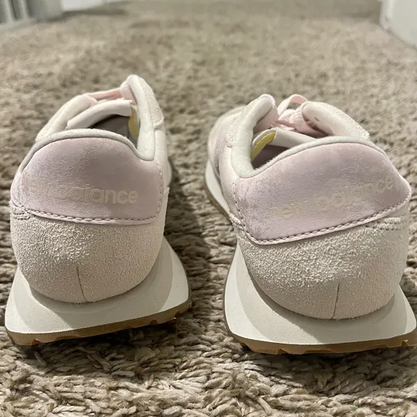 New Balance Pink and White Women's Sneakers - Image 6