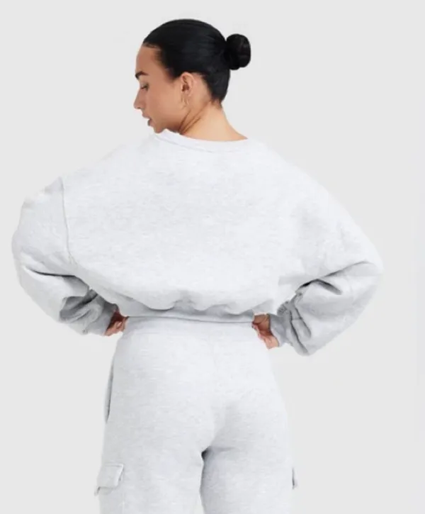 Oner Active All Day EST 2020 Crop V Neck Sweatshirt - Image 2