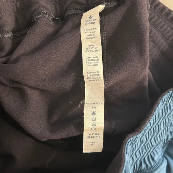Lululemon Fleece Lined Joggers Teal‎ 4 - Image 5