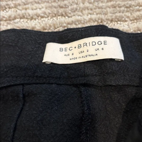 Bec & Bridge Black Women's Shorts - Image 3