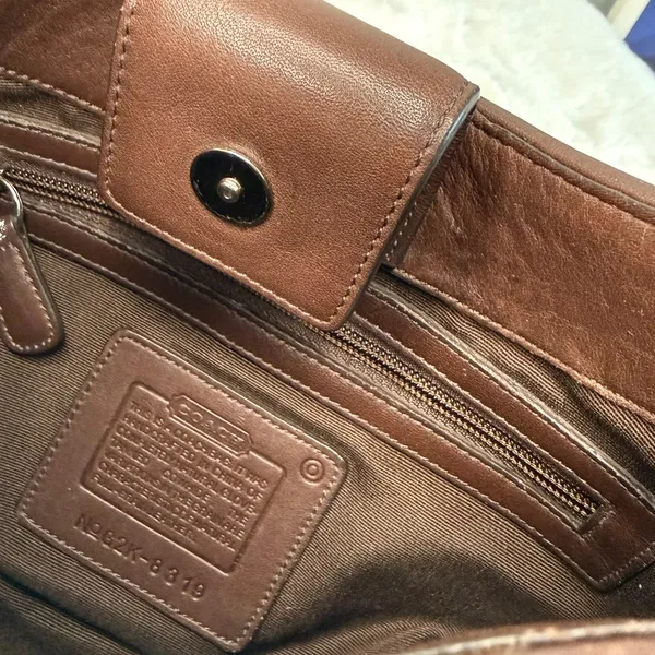 Vintage Coach y2k 2002 Legacy Hobo Mahogany Bag - Image 13