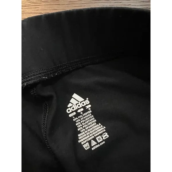 IU Indiana university adidas cropped leggings - Image 4