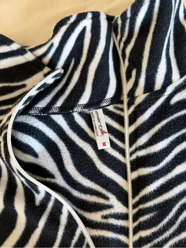 Y2K zebra fleece - Image 3