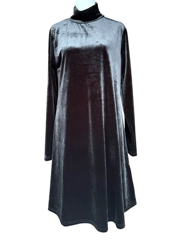Tuckernuck Pomander Place Black‎ Velvet Mottershead Dress Sz M - Image 4