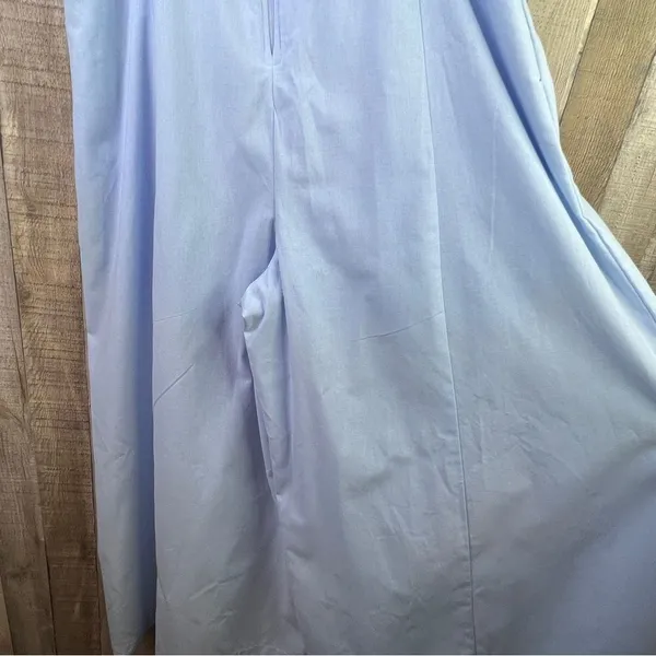 OOTD Rocks XL Light Blue Capri Wide Leg Sleeveless Jumpsuit Adjustable S… - Image 4