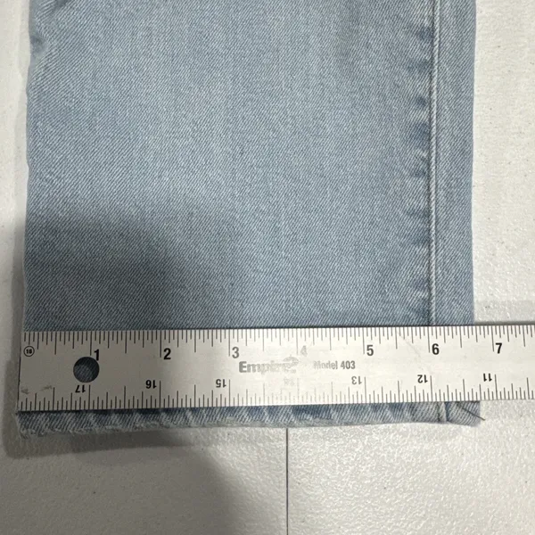 Madewell The Perfect Vintage Straight Jean Womens 26 Distressed Light Blue Denim - Image 13