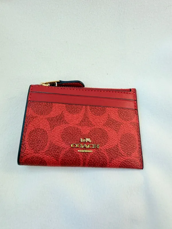 coach Mini Skinny Id Case In Signature Canvas cw870 - Image 2
