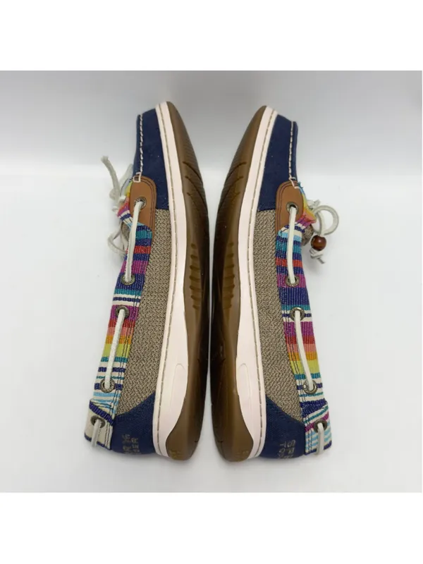 Sperry Top-Sider Women's Angelfish Navy/Serape Boat Shoes Size 8M - Image 7