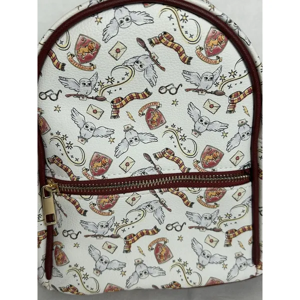 Bioworld Harry Potter Gryffindor Watercolor Hedwig Mini Backpack Excellent Cond. - Image 4