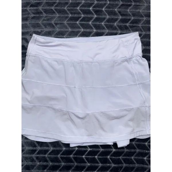 Lululemon Women's Blue Pace Rival Skirt Mid Rise Size 6 - Image 6