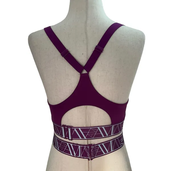 Adore Me Women Size Small Purple Sports Bra Activewear (10F-28) - Image 2
