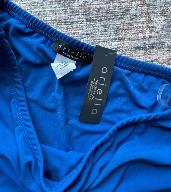 Ariella Blue Crop Top - Image 2