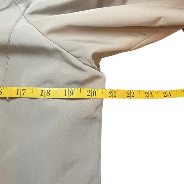 London Fog Women’s Trench Coat Tan Medium 3 Button Spring Rain Casual‎ Neutral - Image 10