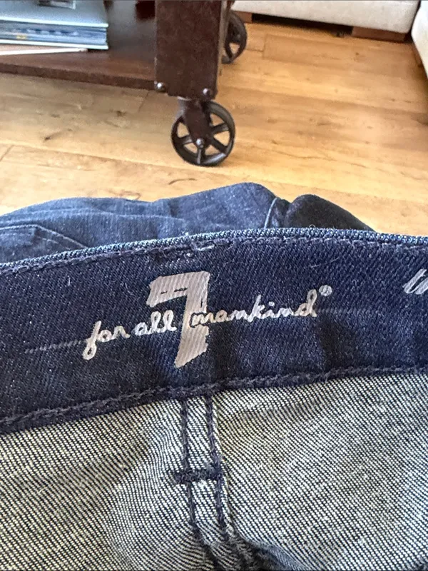 7 for all Mankind slim trouser jeans 26 - Image 4