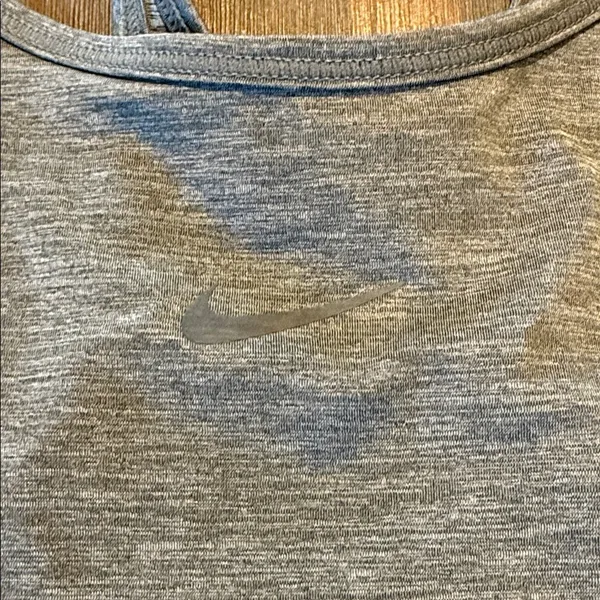 Nike One Dri-Fit Gray Women's Tank Top Small Athletic‎ Workout Gym - Image 3