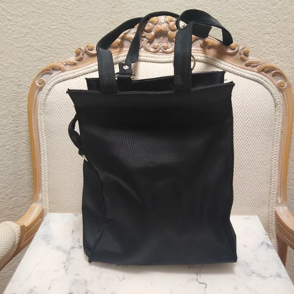 Vintage 90s Nylon Shoulder Bag Silver - Image 5