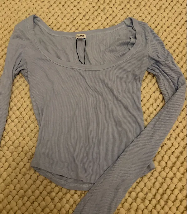 Blue Garage Long Sleeve Top - Image 4