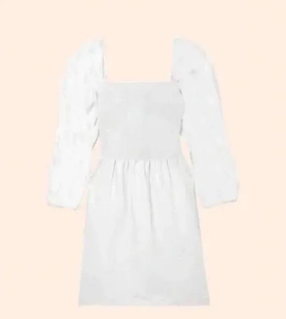 1HR SALE ⚡Reformation Brodie Linen Dress (White) - Image 2