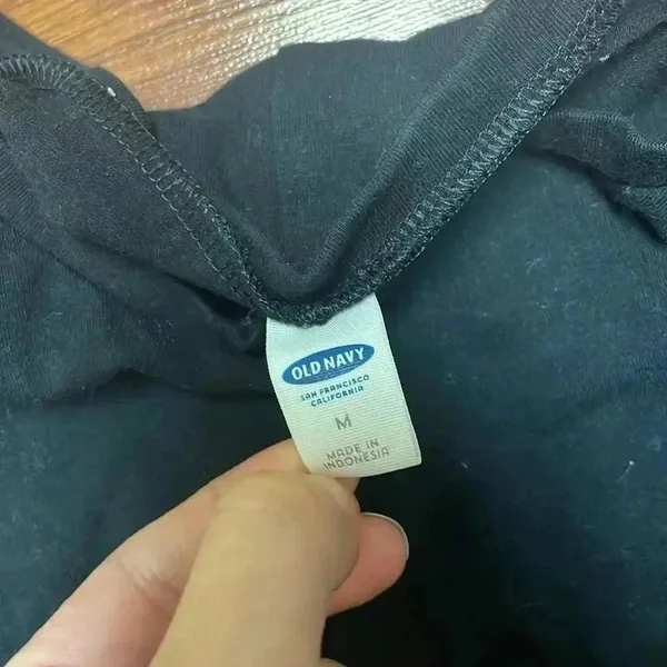 Old Navy Black three quarter sleeve‎ dress, size med - Image 2