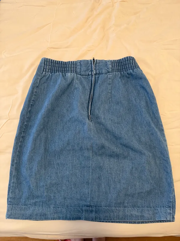 Women’s Denim Skirt Blue Size 6 - Image 2
