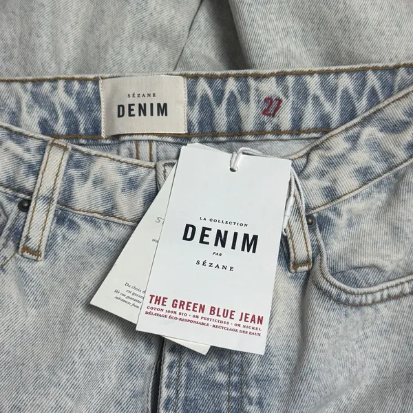 NEW Sezane Denim Brute Sexy The Green Blue Jean Capsule Minimalist Luxury 27 - Image 9